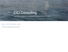 Tablet Screenshot of eajconsulting.com